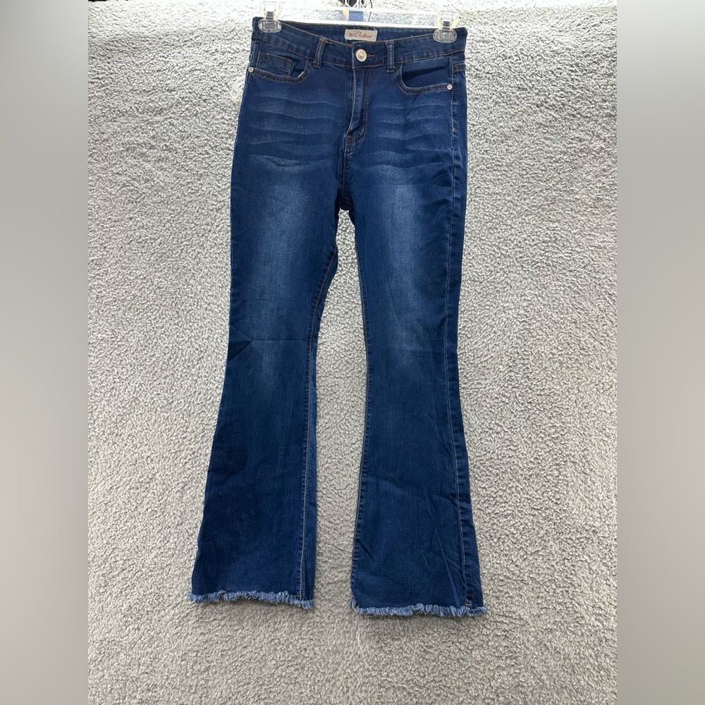 Red Bottoms Flare Jeans